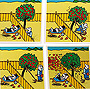 Don Diego. 40 series de 4 ilustraciones.