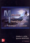 M�todos de investigaci�n en Psicolog�a y educaci�n.