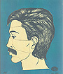 Encaje perfil de hombre