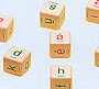 Dados de letras.