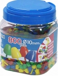 Pegs. Bote 800 pinchos 10mm. para mosaicos