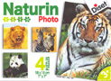 Naturin photo. Puzzle fotografico. Animales salvajes.