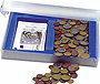 Conjunto de euromonedas y eurobilletes