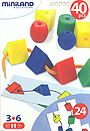 Estuche de formas ensartables (40 piezas)