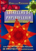 Estrellas de papiroflexia con papel transparente.