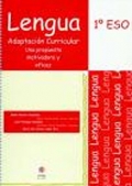 Lengua. Adaptaci�n curricular. 1� de ESO. Una propuesta motivadora y eficaz. 