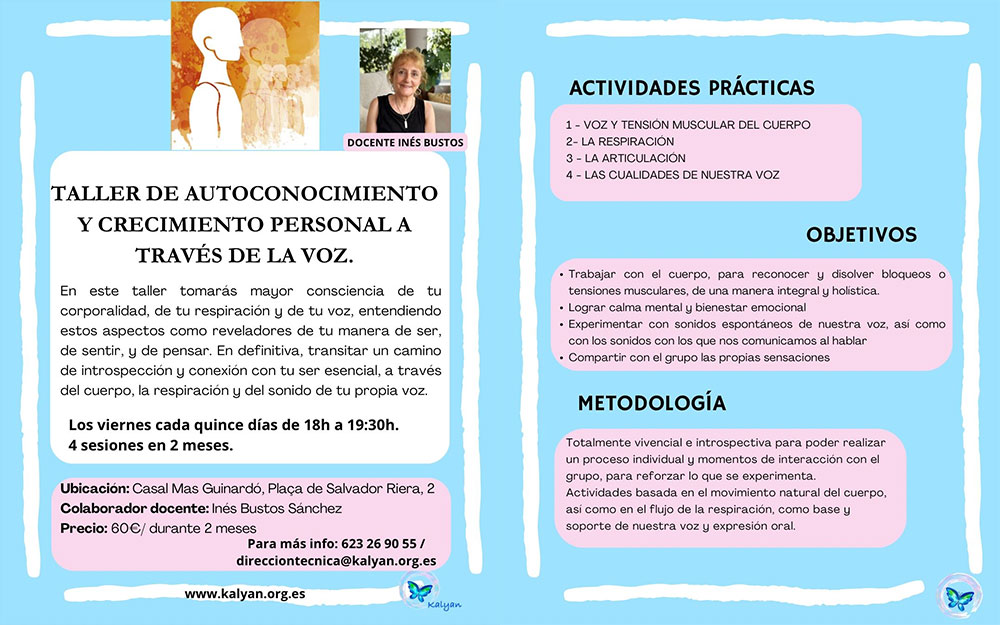 Logo de Taller de autoconocimiento a trav�s de la voz.