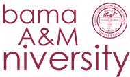 Logo de Master of Speech Therapy and Communication Disorders. Alabama A&M University