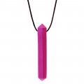 Colgante para masticar krypto joya suave (magenta)