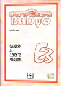 Cuaderno de Aplicación de BADYG E3, Bateria de Aptitudes Diferenciales y Generales.