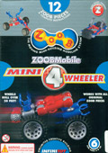 Juego de construccin mini 4 ruedas (Zoob) 12 piezas