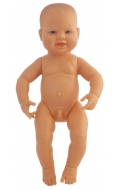 Muñeco recién nacido caucásico 40 cm