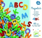 Letras magnticas maysculas madera (83 piezas)