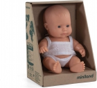 Muñeco bebé caucásico con ropa (21 cm)