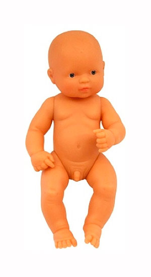 Muñeco bebé caucásico 38 cm