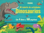 Mi maletn de actividades. Dinosaurios. Con 4 libros y 100 pegatinas.