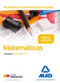 Matemáticas. Temario. Volumen 2. Cuerpo de Profesores de Enseñanza Secundaria.
