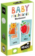 Baby flash cards Montessori. Cartas gigantes con formas encajables.