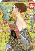 Dama con abanico de Gustav Klimt. Puzzle 1000 piezas