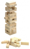 Block a Block de madera natural