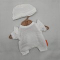 Pijama con gorro blanco (21cm)