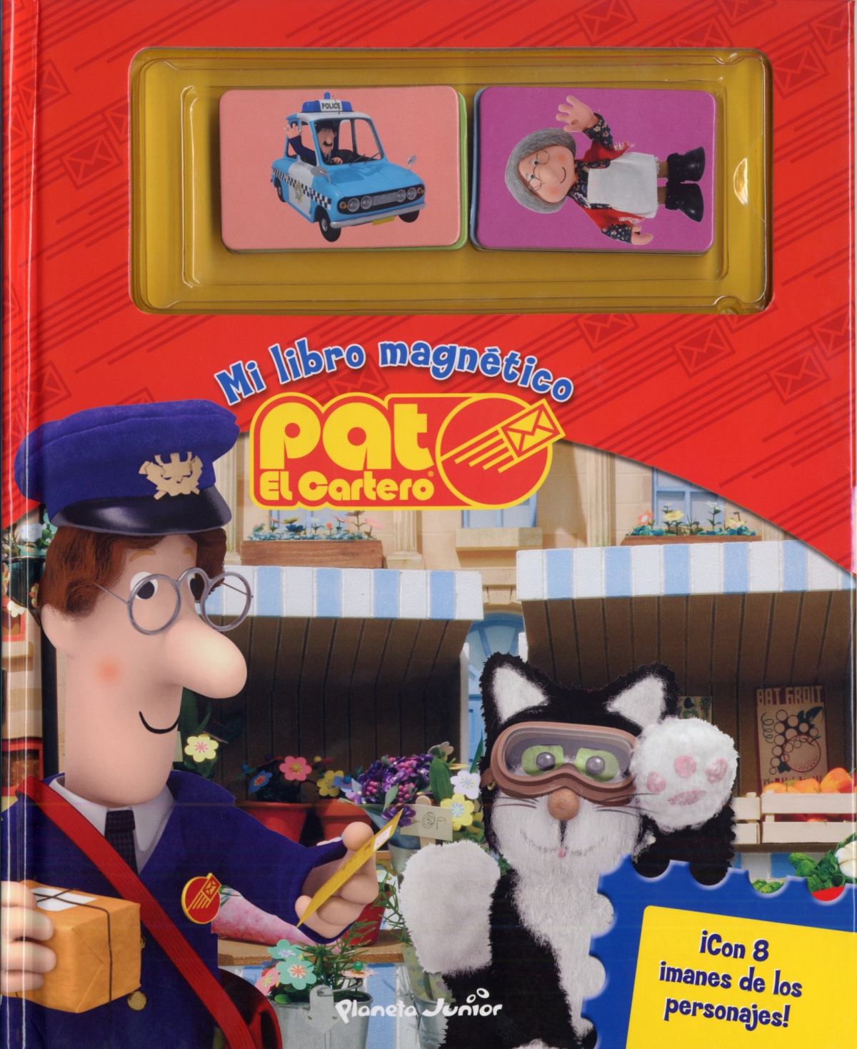 Pat el cartero. Libro magnético. Pat el cartero espacioLogopedico
