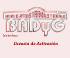 Licencia activacin Online de BADYG M, Batera de Aptitudes Diferenciales y Generales. (45 usos)