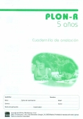 Paquete de 25 cuadernos de anotación de 5 años de PLON-R, Prueba de Lenguaje Oral Navarra, Revisada.