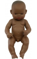 Muñeco bebé africano (32 cm)