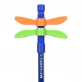 Wingamajigs sensorial giratoria para lápiz libélula (verde lima-naranja)