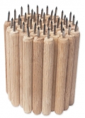 Punzones de madera - 50 unidades-
