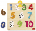 Puzzle de madera números (Goula)