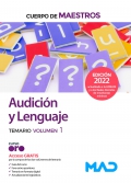 Audicin y lenguaje. Temario. Volumen 1 Cuerpo de maestros.