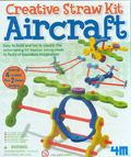 Crea aeronaves con pajitas (Creative Straw Kit Aircraft)
