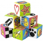 Cubos esponjosos con sonido (6 piezas)
