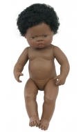 Baby africano niña con pelo (38 cm)