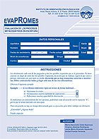 Paquete de 10 hojas de respuesta de Evapromes.