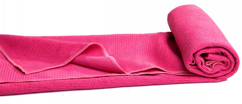 Toalla de Yoga Confort antideslizante rosa Amaya - espacioLogopedico