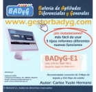 Gestor Online de BADYG E1, Batería de Aptitudes Diferenciales y Generales (60 usos)