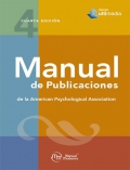 Manual de Publicaciones de la American Psychological Association. Cuarta edición