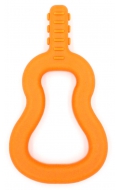 Mordedor de guitarra suave para bebé (naranja)