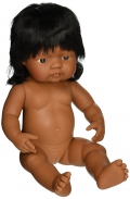 Baby latinoamericano niña con pelo (38 cm)