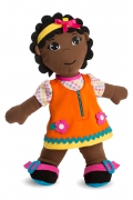 Diversity Abroches: Niña Africana. Muñeco blandito de 40 cm