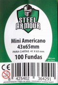 Fundas para cartas. Mini Americano 43x65mm. 100 fundas