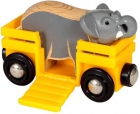 Vagoneta con elefante