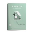 Rubio. El arte de aprender. Escritura 08. Dibujos para repasar y colorear